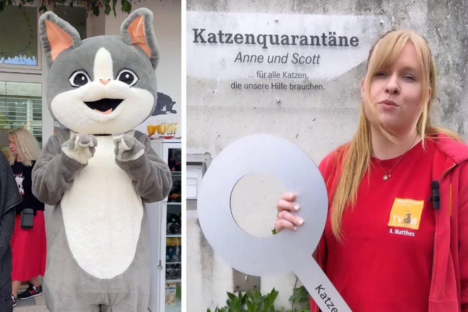 Anni ist Fachbereichsleiterin im Tierheim Berlin und freut sich über die Eröffnung der neuen Katzenquarantäne-Station.