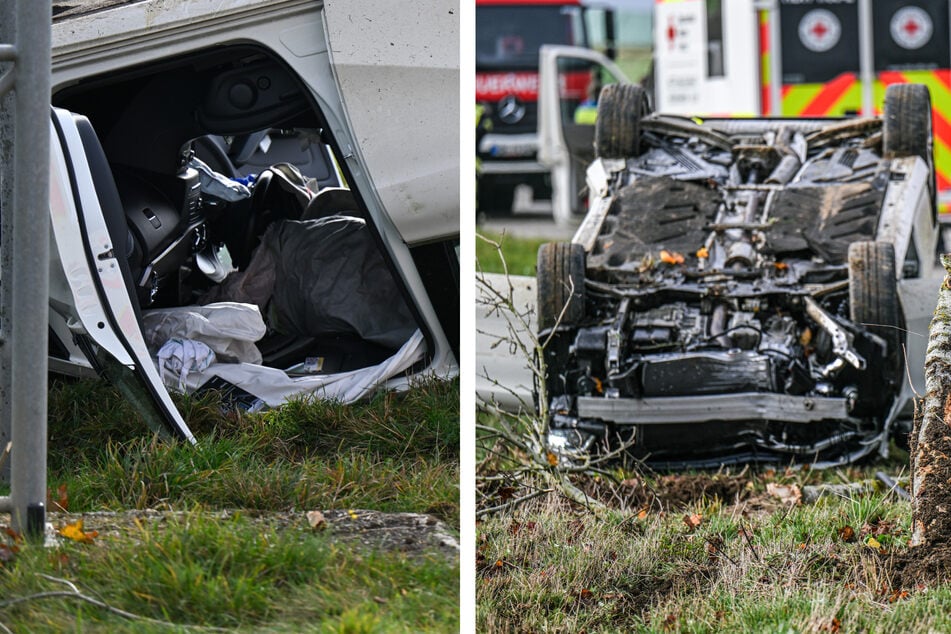 Medizinischer Notfall? Autofahrer kracht gegen Bäume und stirbt