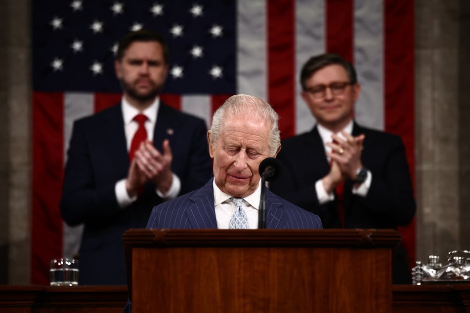 König Charles III. (77) rief in seiner Rede vor dem US-Kongress zur Verteidigung der Ukraine auf.