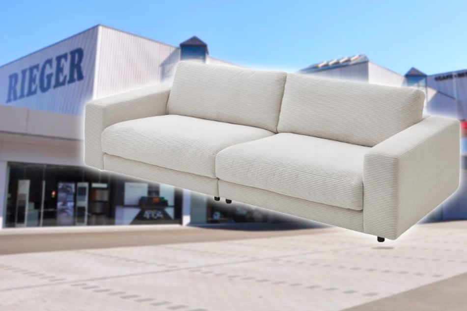 Gemütliches Big-Sofa ist hier fast 50 Prozent reduziert