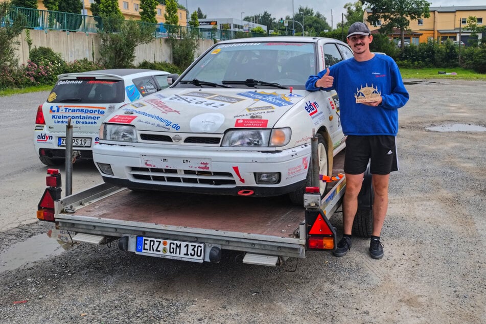 Paul Stöckel (31) vom AMC fährt unter anderem mit einem Nissan Sunny GTI.