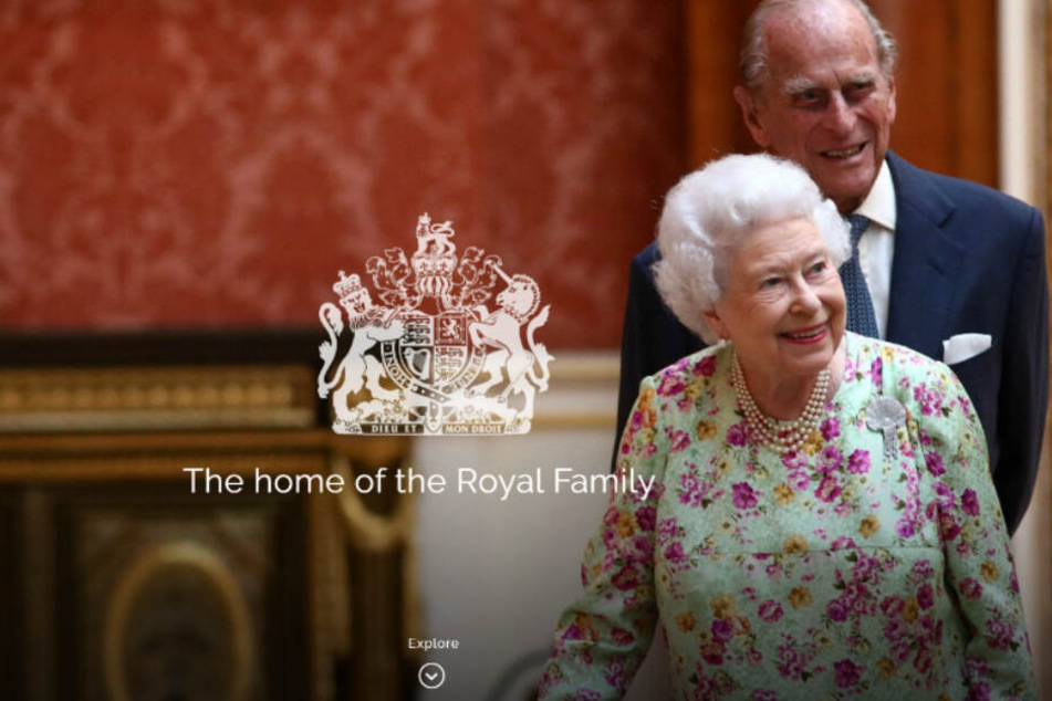 Die Startseite der Royal Family. Ein kleiner, aber verheerender Fehler machte den Webauftritt der Royals zum Gespött der Leute.