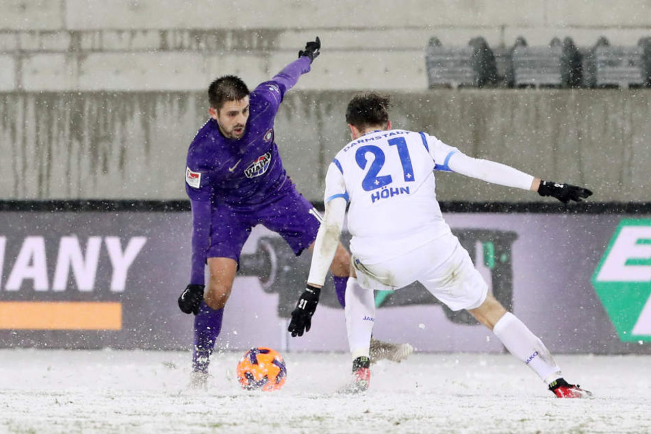 Nach dem Spiel gegen Darmstadt zeigte sich Dimitrij Nazarov begeistert von der Unterstützung durch die Fans.