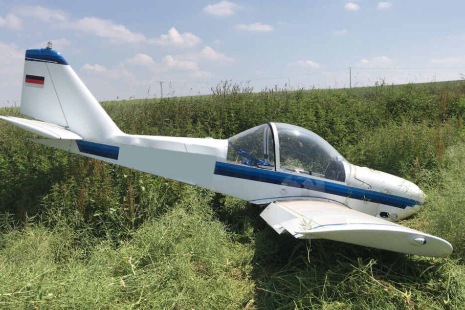 Der Pilot leitete eine Notlandung ein, die ihm mit Bravour gelang.