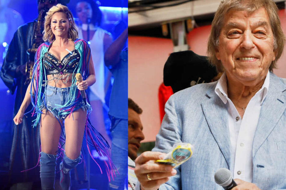 Helene Fischer (l) und Bata Illic (r) sind am Wochenende auch in Hamburg.