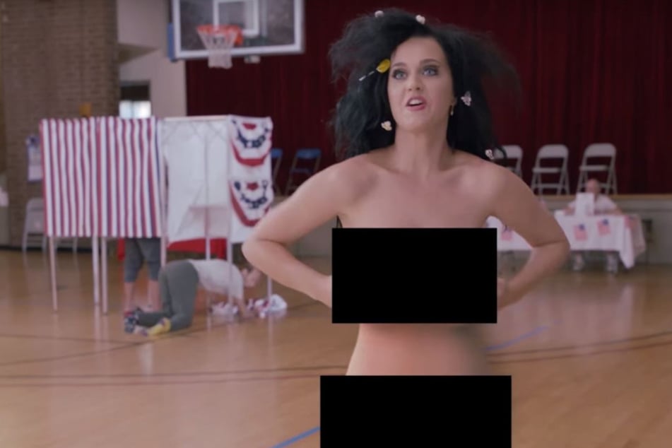 Katy Perry zieht für die US-Wahl blank