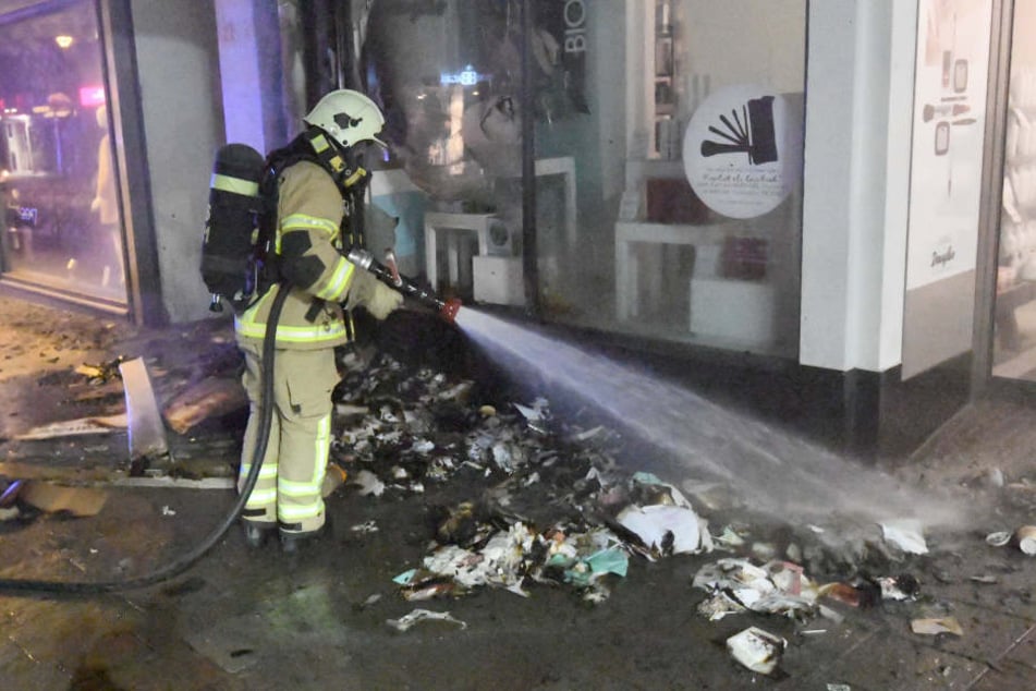 Die Feuerwehr konnte verhindern, dass das Feuer bewohnte Etagen erreicht.