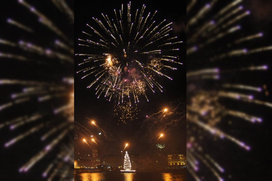 Am Hamburger Jungfernstieg ist das Abfeuern von Feuerwerk in diesem Jahr verboten.