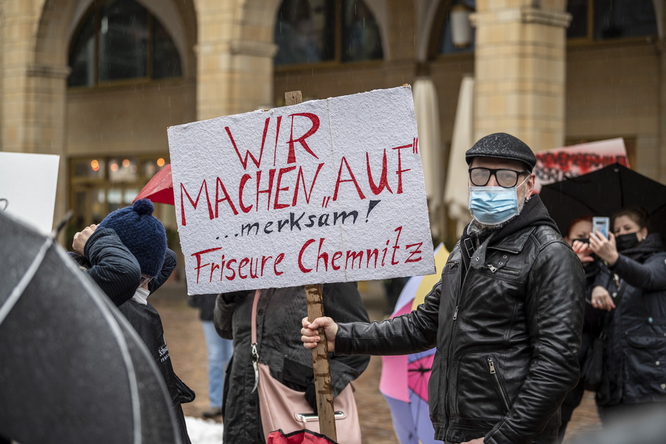 Die Protestierenden machten auf ihre prekäre Lage aufmerksam.