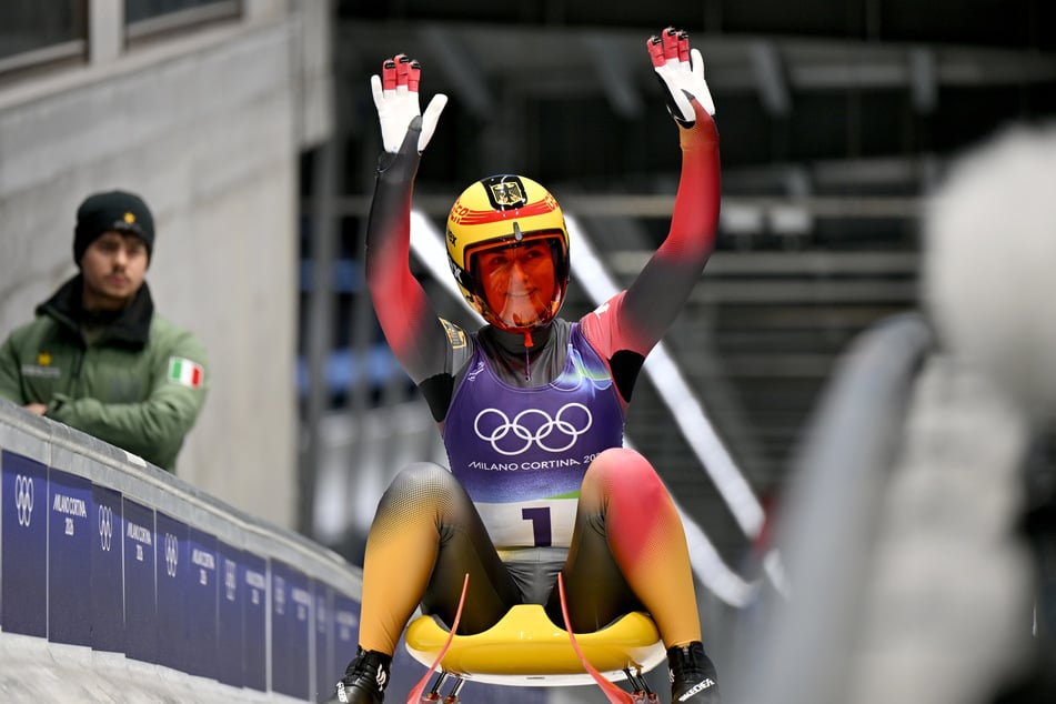 Rodlerin Julia Taubitz (29) gab sich auch im dritten von vier Durchgängen keine Blöße und führt weiterhin deutlich die Wertung an.