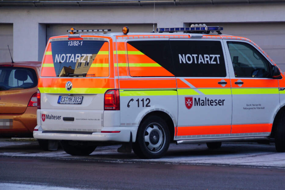 Der Notarzt war in der Schlossstraße schnell bereit.