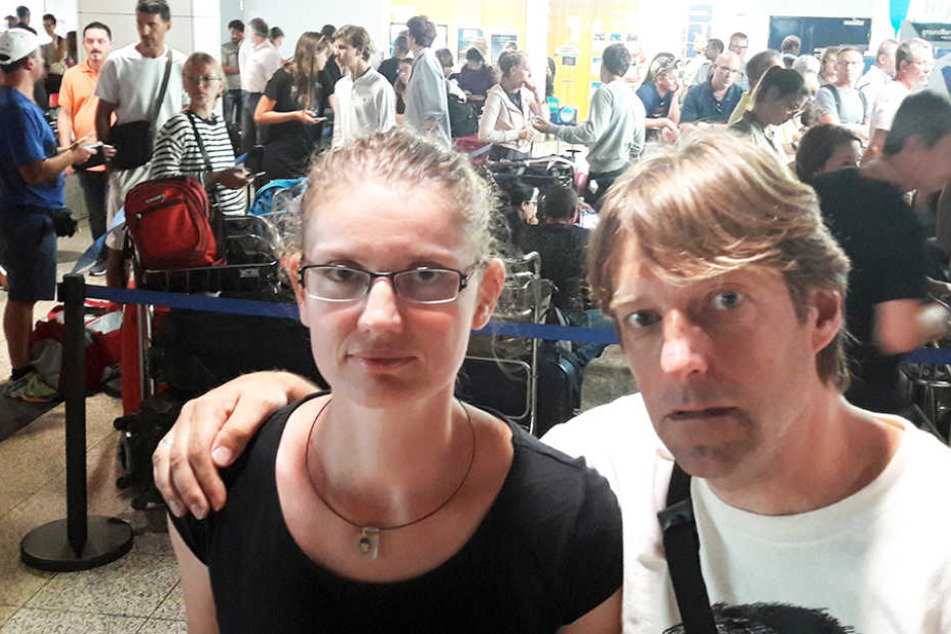 Auch sie sitzen auf Madeira fest: Axel Kiermeyer und Juliane Kiermeyer aus Hamburg.