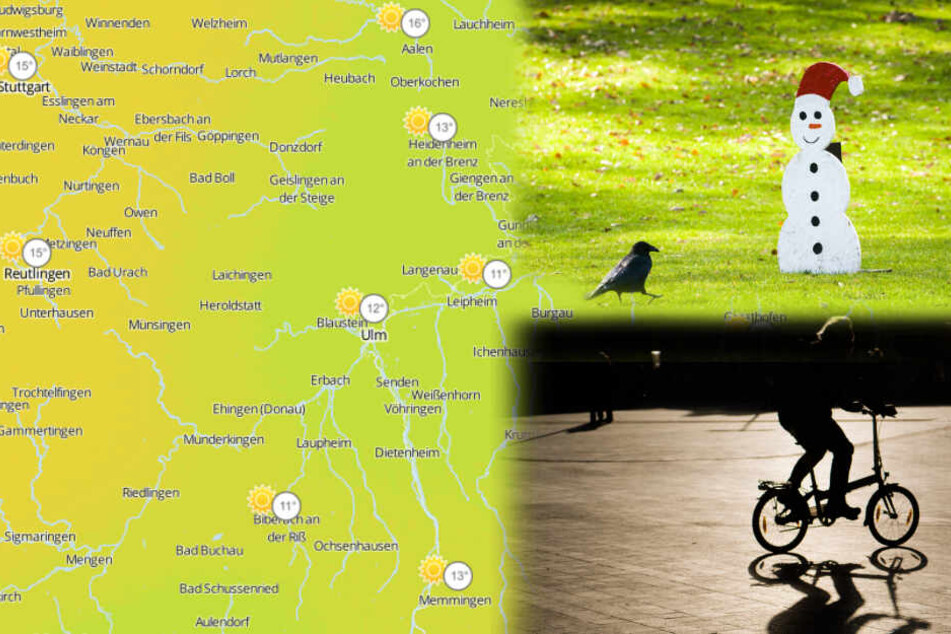 Am Wochenende strahlt die Sonne in Baden-Württemberg. (Bildcollage)
