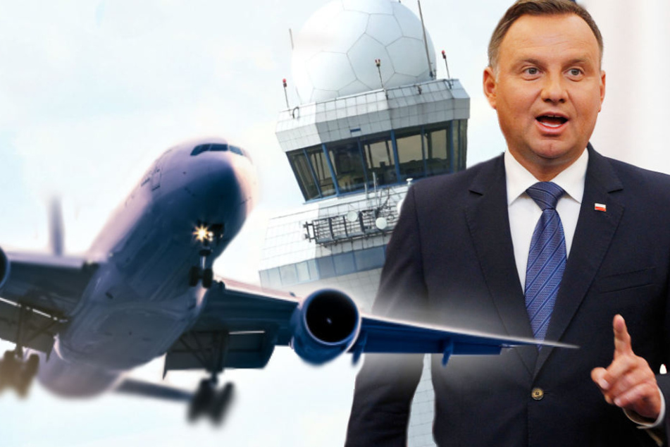 Andrzej Duda hat den notwendigen Vertrag für den Bau bereits unterzeichnet. (Bildmontage)