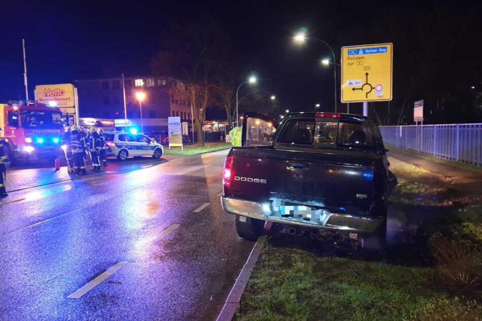 Polizei und Feuerwehr sind vor Ort.