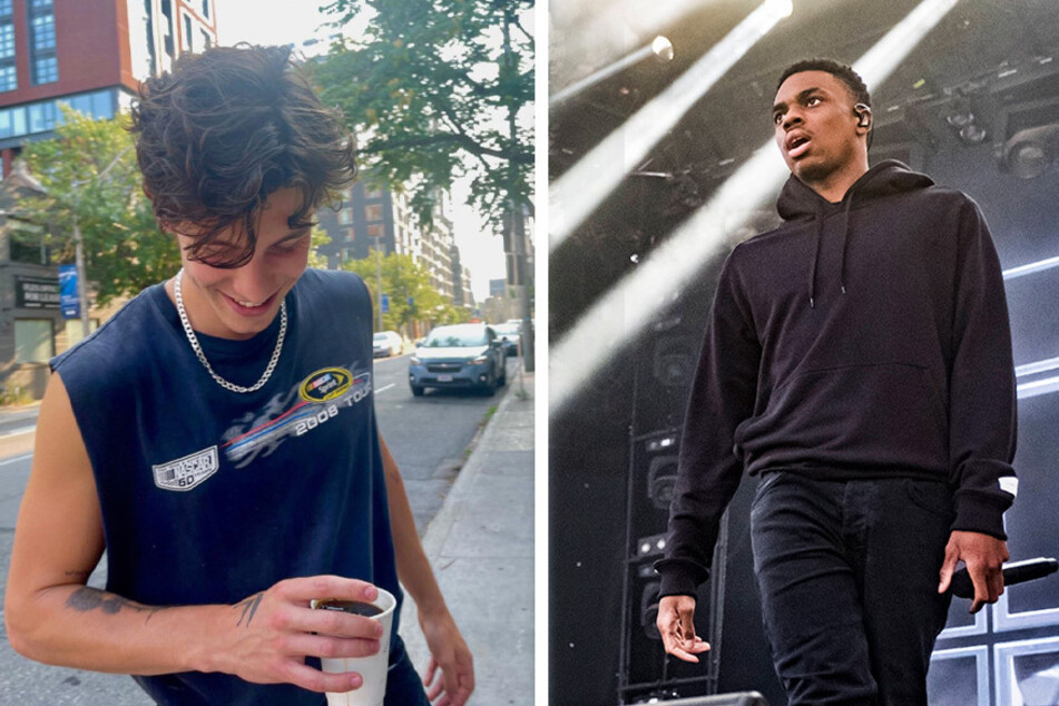 Shawn Mendes (l.) will release a new single on Thursday, while Vince Staples (r.) dropped Rose Street on Monday.
