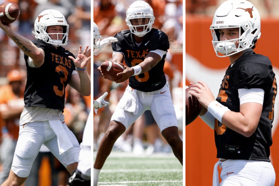 Texas quarterbacks Arch Manning, Maalik Murphy, and Quinn Ewers are going viral after the football program tweeted a tough picture that has fans going nuts.