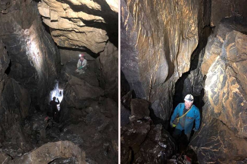Seit Mitte März wird die Höhle mit ihren zahlreichen Gängen vermessen.