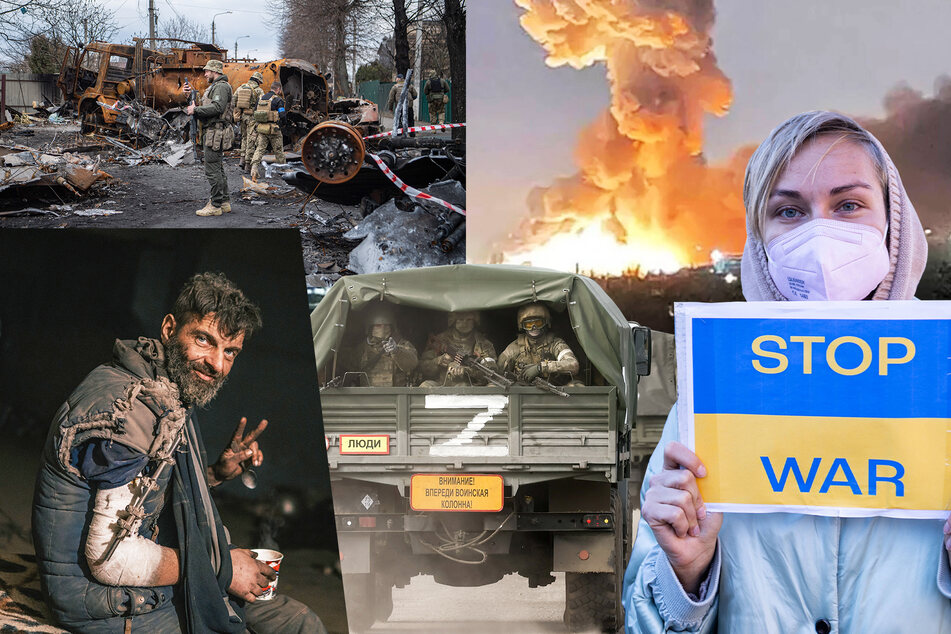 Ein Jahr Krieg in der Ukraine: Diese Bilder werden wir nicht mehr vergessen
