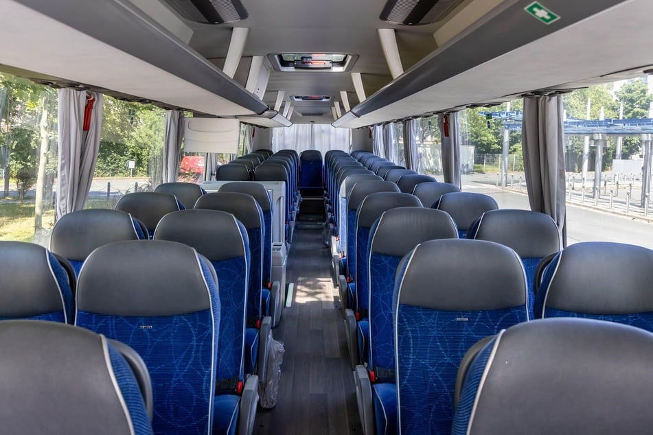Am Mittwoch startete der Bus ohne Fahrgäste in Chemnitz.