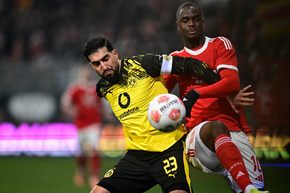 Unions Ilyas Ansah (21, r.) war von den Beleidigungen gegen Can eher wenig angetan