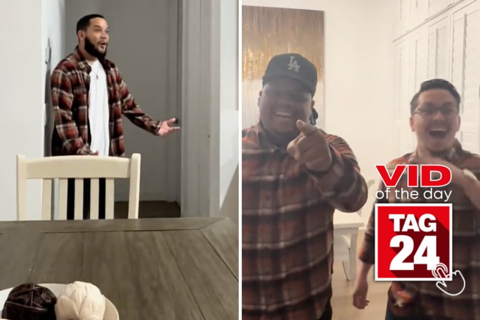 viral videos: Viral Video of the Day for November 28, 2023: Wives drop epic flannel prank on husbands!