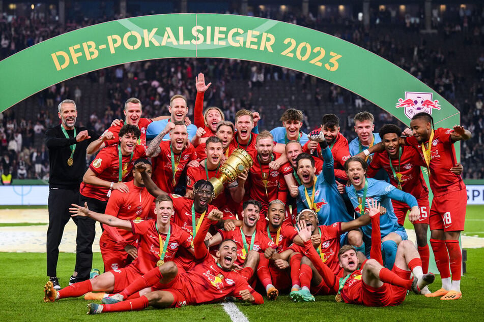 RB Leipzig gewann den DFB-Pokal im Juni 2023 zum zweiten Mal in Folge.