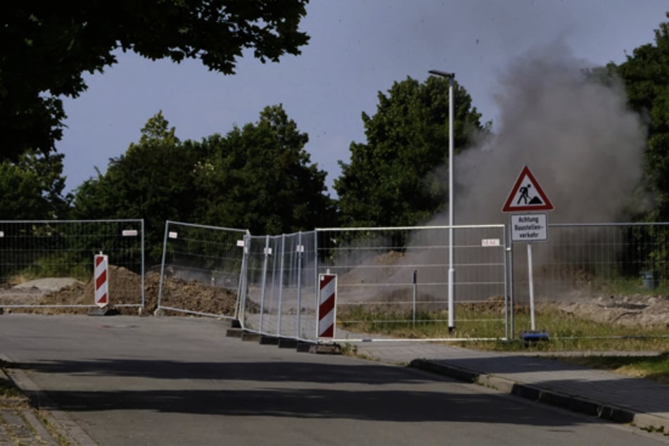 Bei den Bauarbeiten am Thüringer Finanzministerium wurde am Donnerstag eine Panzerfaust gefunden und später erfolgreich gesprengt. (Symbolbild)
