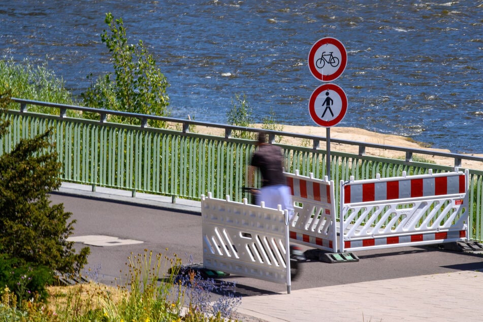 Der gesperrte Teil der Elbuferpromenade ist wieder frei! (Archivfoto)