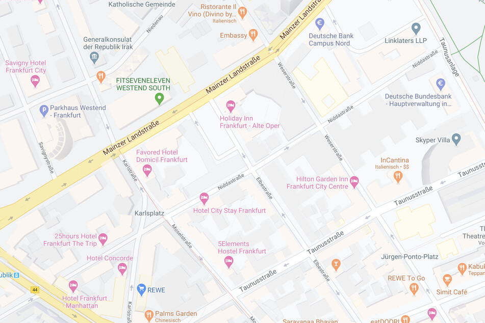 Der Mietwagen des 51-Jährigen wurde in der Niddastraße im Frankfurter Bahnhofsviertel entdeckt.