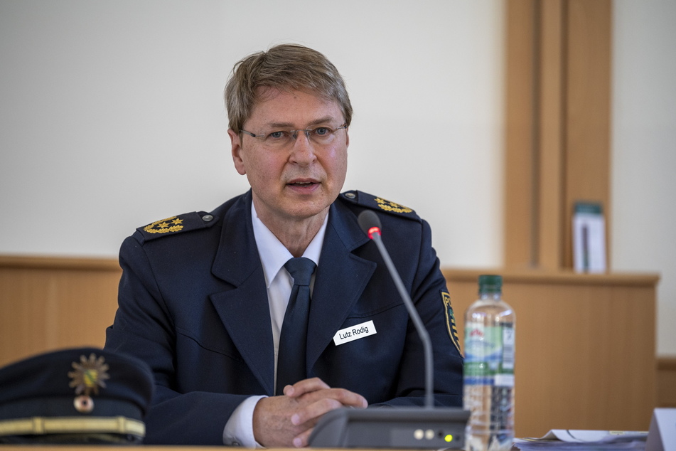 Polizeipräsident Lutz Rodig (58) präsentierte die Kriminalstatistik für Zwickau und Vogtland.
