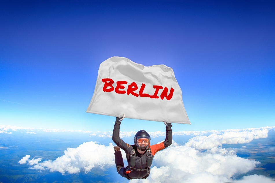Skydiving simuliert einen Fallschirmsprung und hat Gute-Laune-Garantie! (Symbolbild)