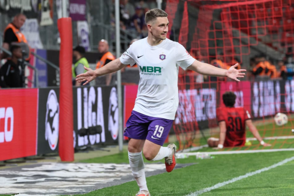 Gegen Ingolstadt traf Julian Guttau (26) gleich dreimal.
