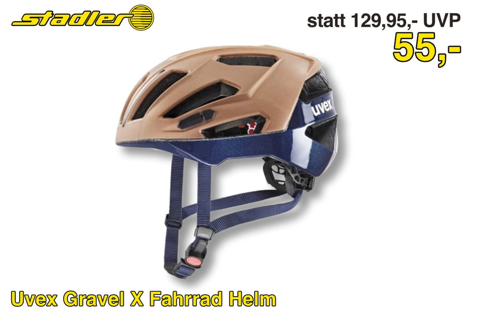 Der UVEX Gravel X Fahrrad Helm für nur 55 statt 129,95 Euro.