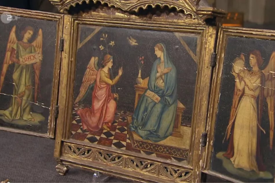 Obwohl die Tafeln darauf hindeuten, stammt der Reise-Altar nicht aus einer Zeit um 1440. Laut dem Experten handelt es sich um eine Nachahmung.