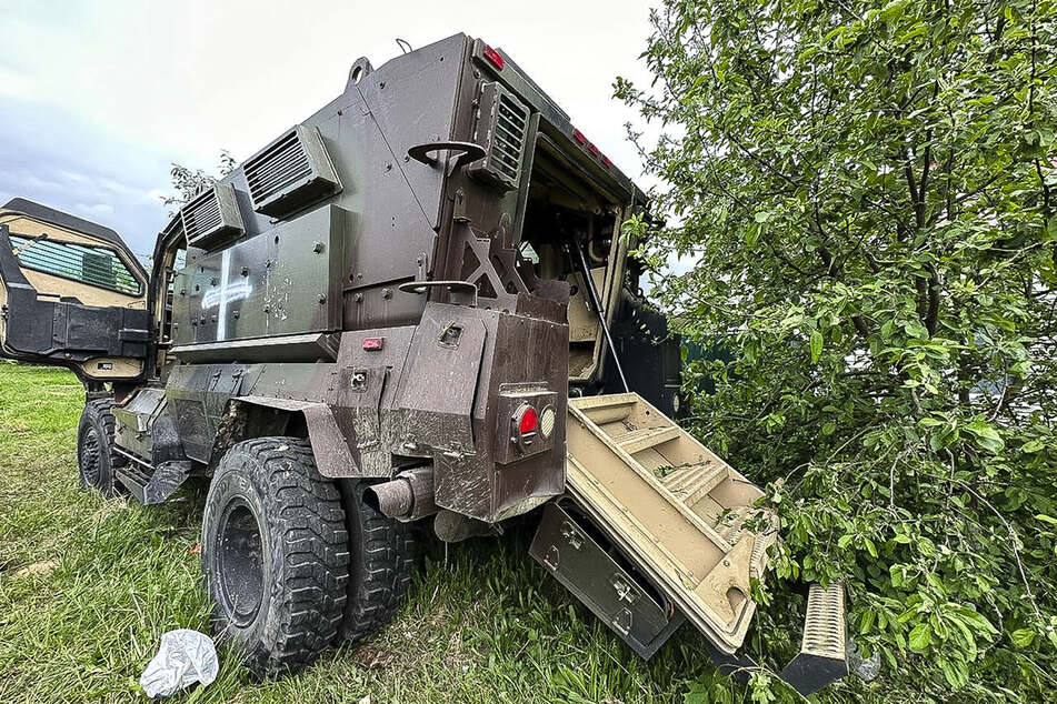 Beim Angriff auf Belgorod sollen pro-ukrainische Angreifer auch "MRAP"-Fahrzeuge des US-Militärs genutzt haben.