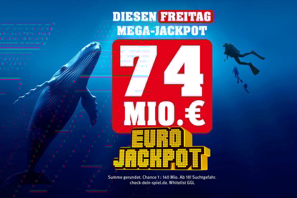 Jetzt bei Eurojackpot-Ziehung am Freitag (5.9.) mittippen und bis zu 74 Millionen Euro gewinnen.