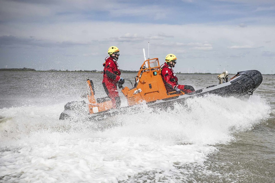 Seenotretter haben ein junges Reh aus einer ausweglosen Lage vor Büsum befreit.