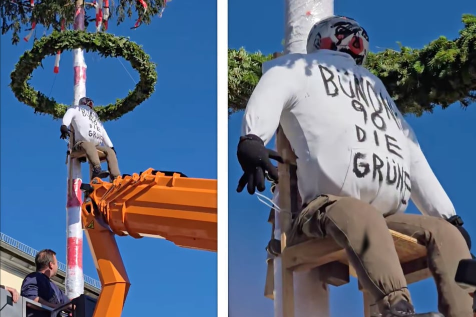 Mit ihrem sogenannten "Kerwebopp", der traditionellen Figur des Volksfestes in Mörfelden-Walldorf, gingen die "Kerweborsche" laut Ansicht der Grünen zu weit.