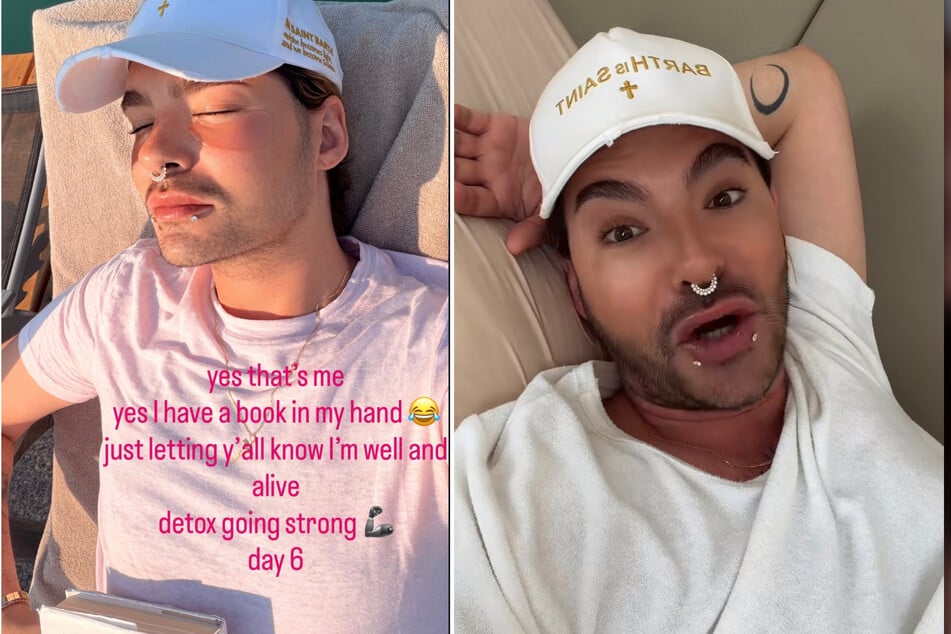 Tokio-Hotel-Frontmann Bill Kaulitz (36) informiert seine Follower über seine Kur.