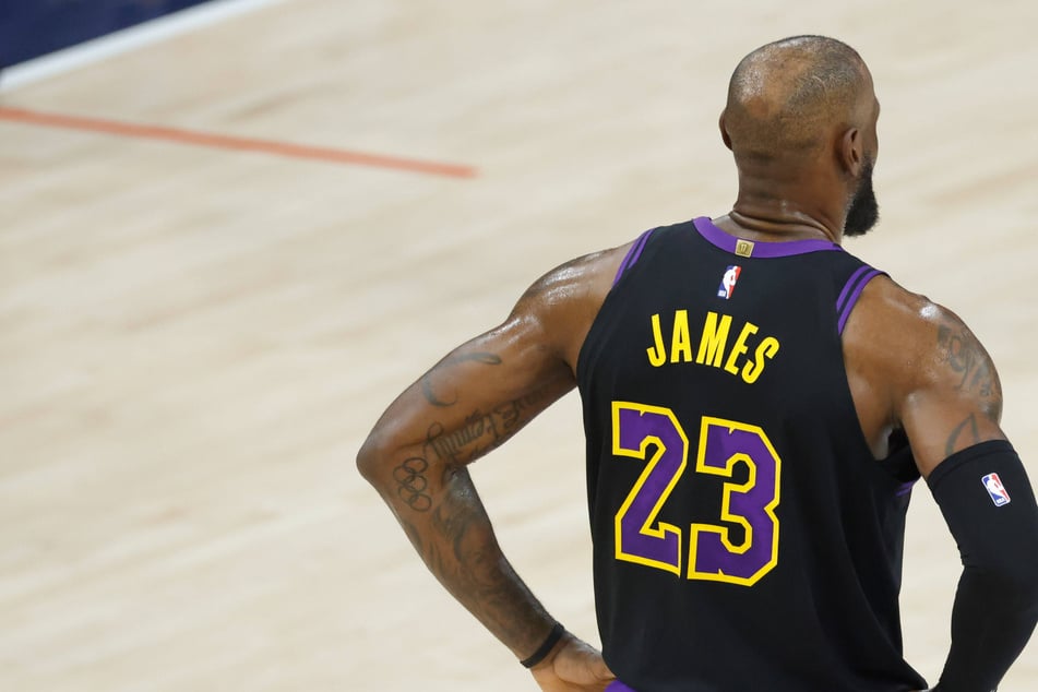 LeBron James reignites retirement rumors after tearing up at Lakers game