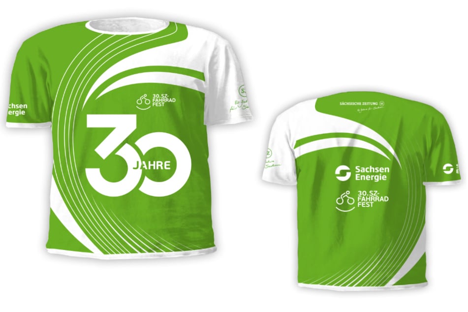 Auf alle Teilnehmer wartet ein cooles Laufshirt im Design des 30. SZ-Fahrradfests.