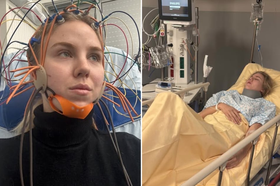 Auf der Intensivstation musste Maria Carolina (21) nach dem Crash sogar wiederbelebt werden.
