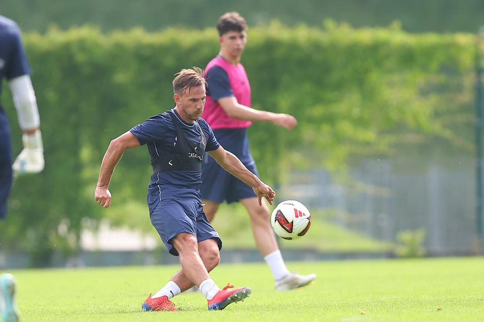 Er ist wieder hier, in seinem Revier: Heimkehrer Simon Skarlatidis (35).