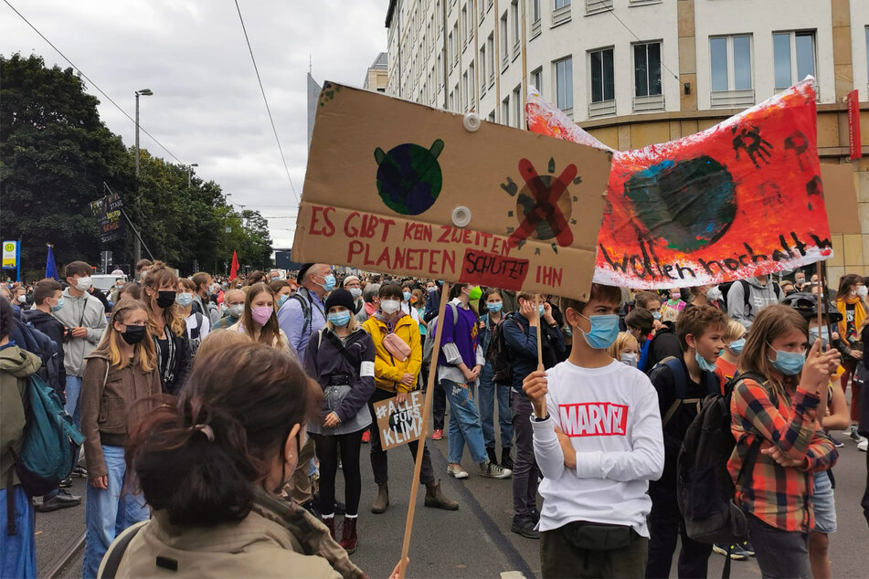 Großer Klimademo-Freitag in Leipzig: Schätzungsweise 15.000 Teilnehmer