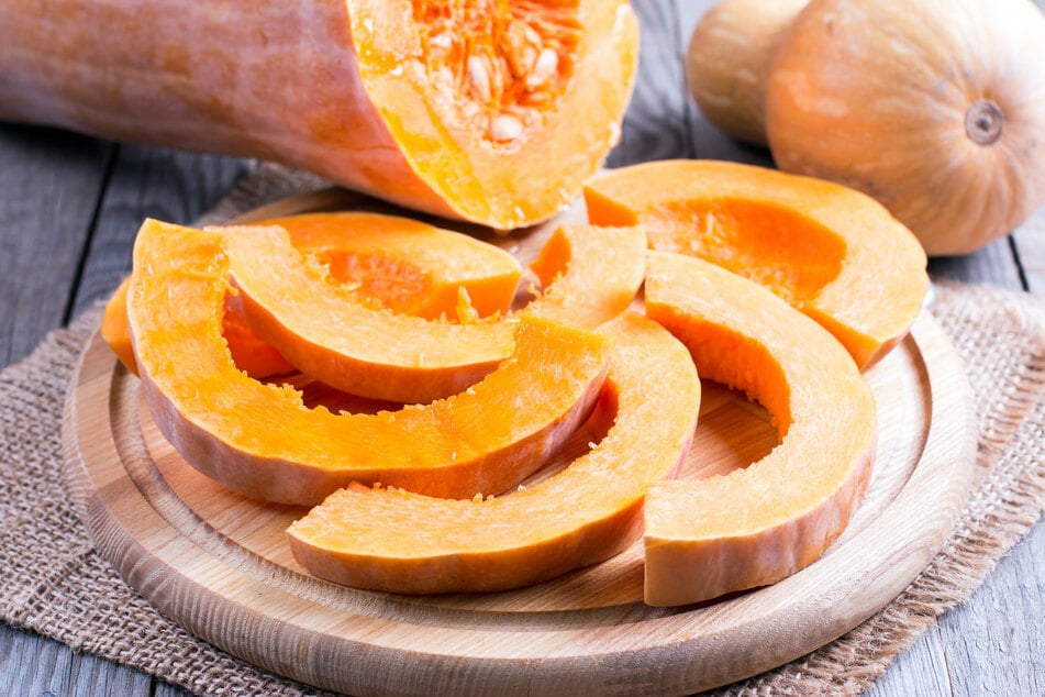 Sehr beliebt unter den verschiedenen Kürbissorten ist z. B. der Butternut-Kürbis.