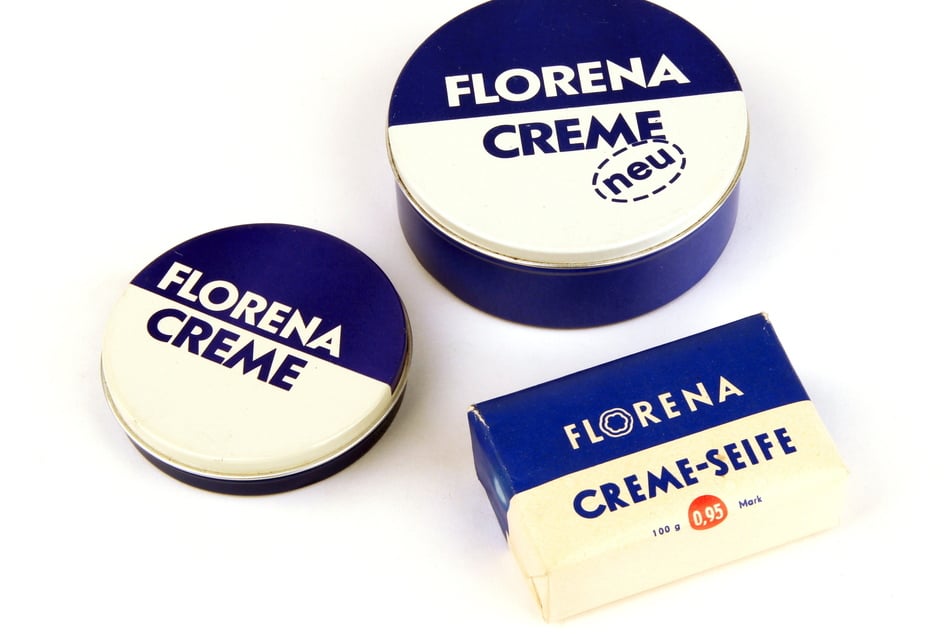 Läuft wie geschmiert: Jeder, der in der DDR aufwuchs, kam irgendwann einmal mit Florena-Creme in Berührung. Seit 1920 kommt die Universalcreme aus der weiß-blauen Metalldose auf die Haut.