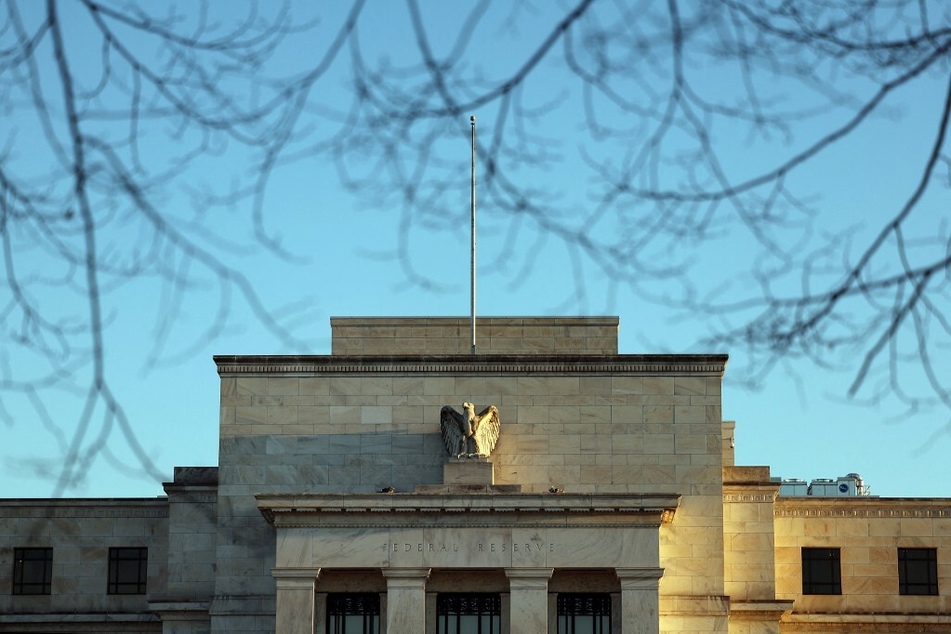 The US Federal Reserve headquarters are pictured in Washington DC.