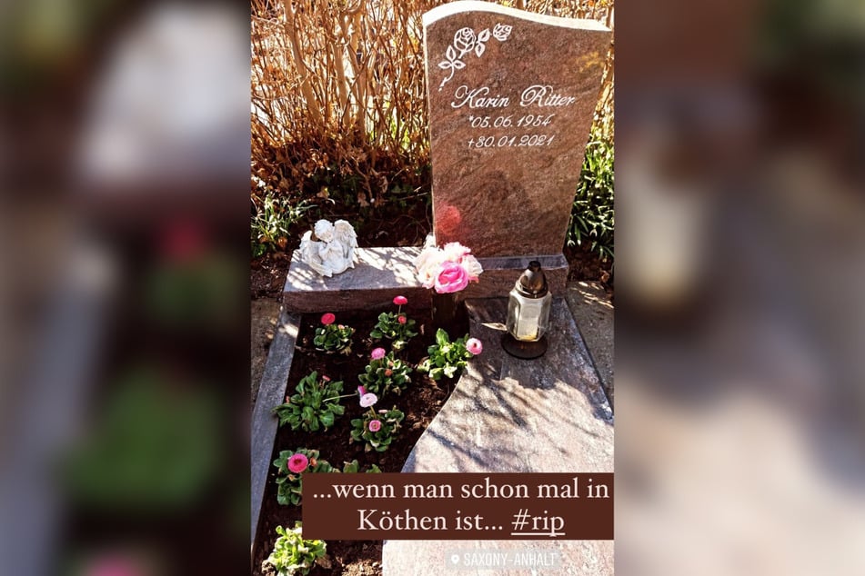 Fans fassungslos: Annemarie Eilfeld trauert am Grab von Nazi-Mutter Karin  Ritter in Köthen