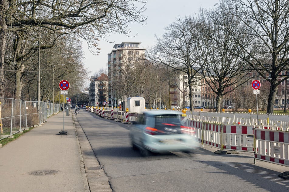 In der Promenadenstraße wird bis voraussichtlich Juni gebaut.